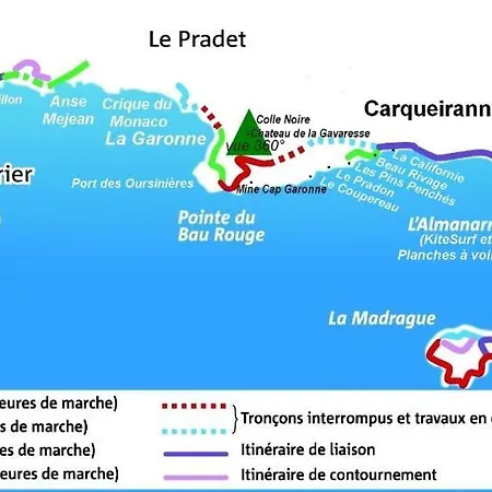 Apartmán Carqueiranne, Proche Plages, Commerces, Parking, Clim *